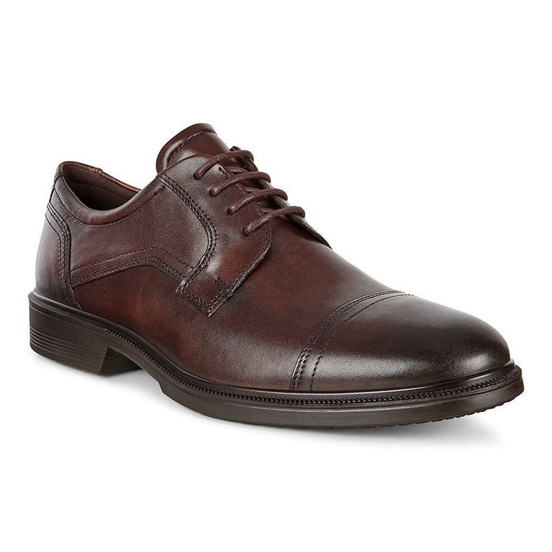 Zapatos De Vestir Ecco Helsinki Para Hombre,Negras,019572-MAT